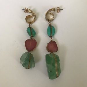 Multi stone earings